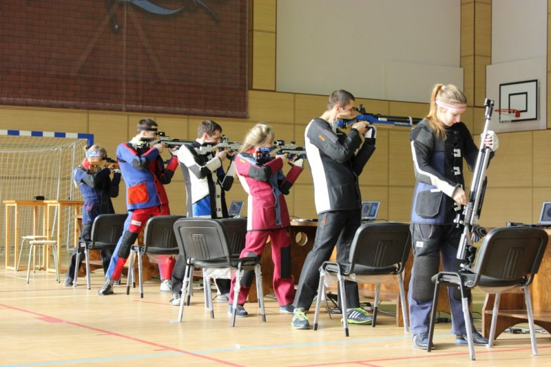 Поздравляем сборные команды ГАГУ по стрельбе из пневматической винтовки!