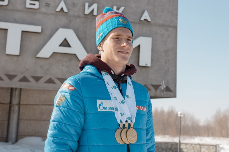 Встреча с трехкратным чемпионом мира по биатлону среди юниоров Денисом Иродовым