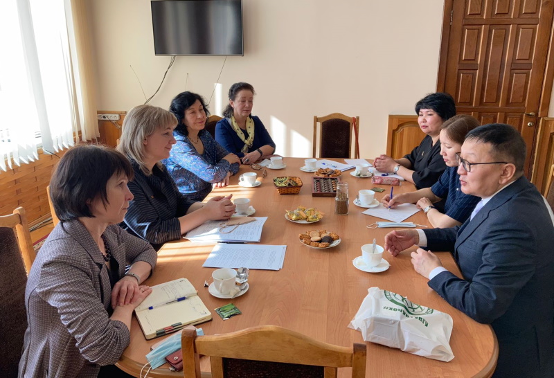 Встреча делегаций ГАГУ и ТувГУ